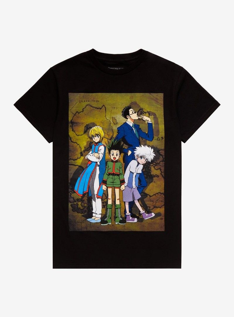 Authentic Hot Topic Anime Hunter x Hunter T-Shirt (Category: Tshirts & Polo Shirts ) located in Manila. Submitted by yodaofdagobah (Listing ID 1460467637, Image 1). Description: - Tagged size LG - Still in original packaging - RFS: Doesn't fit me.