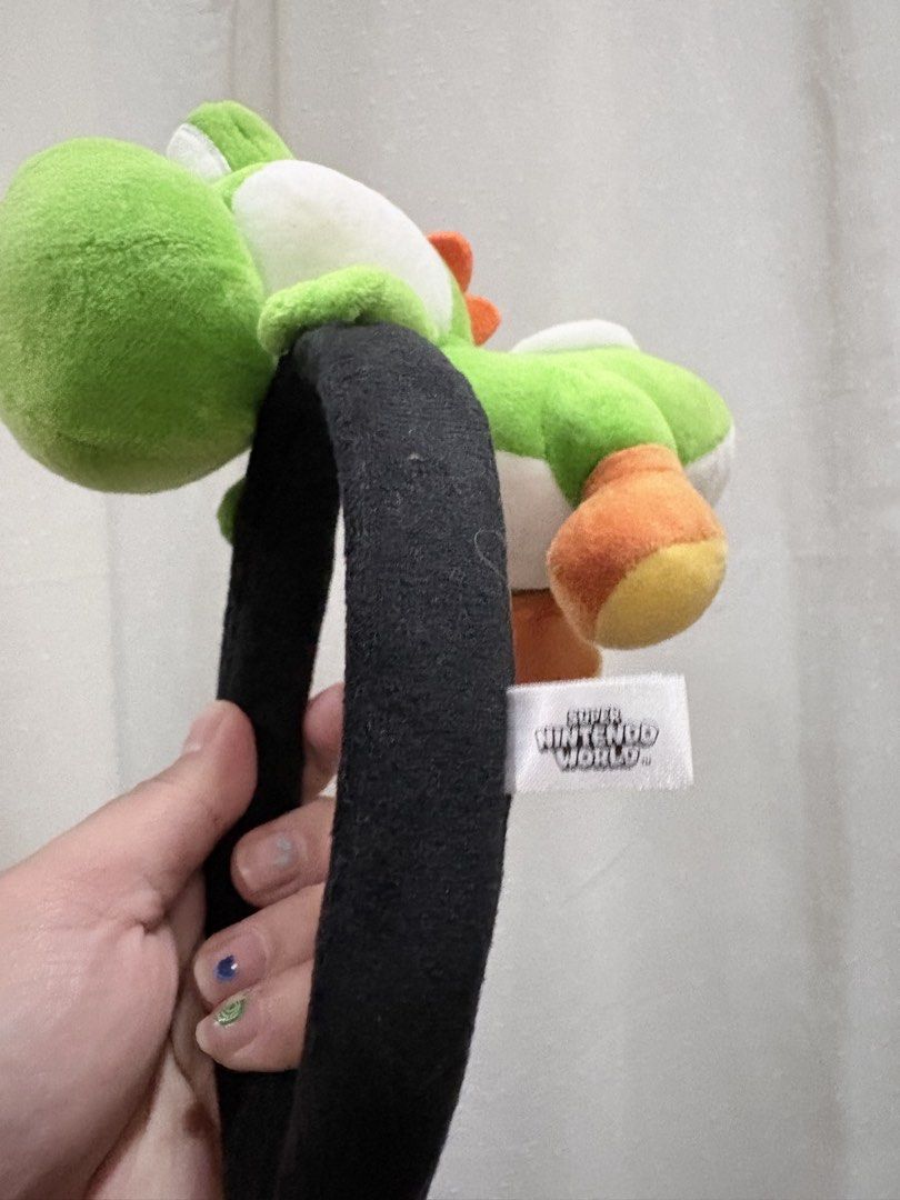 Authentic Universal Studios Super Nintendo World Yoshi Plush Headband (Category: Plushies & Soft Toys) located in Baguio. Submitted by tf_tyche (Listing ID 1460486027, Image 3). Description: .