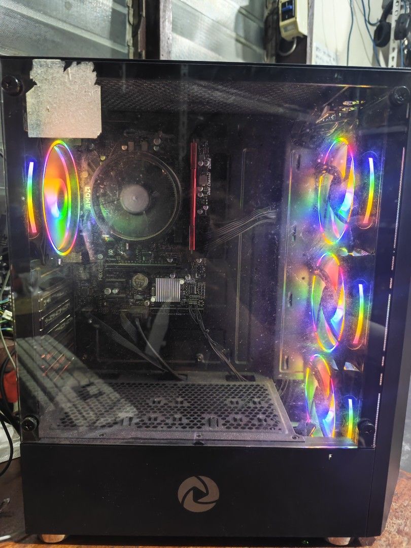 AVAILABLE! Ryzen 5 5600G Desktop/PC (Category: Desktops) located in Manila. Submitted by jeikyuu (Listing ID 1460490792, Image 2). Description: 10 sets available ❌ 1 SET LEFT ✅ PAUNAHAN NA LANG PO!🔥 Quick specs: Ryzen 5 5600g B450m motherboard 16gb ram ddr4 24inch 100hz frameless monitor Diskless/no storge Case psu tempered Free Mouse Keyboard Mousepad Pm sa price 🫡 San mateo rizal 0945 851 1893.
