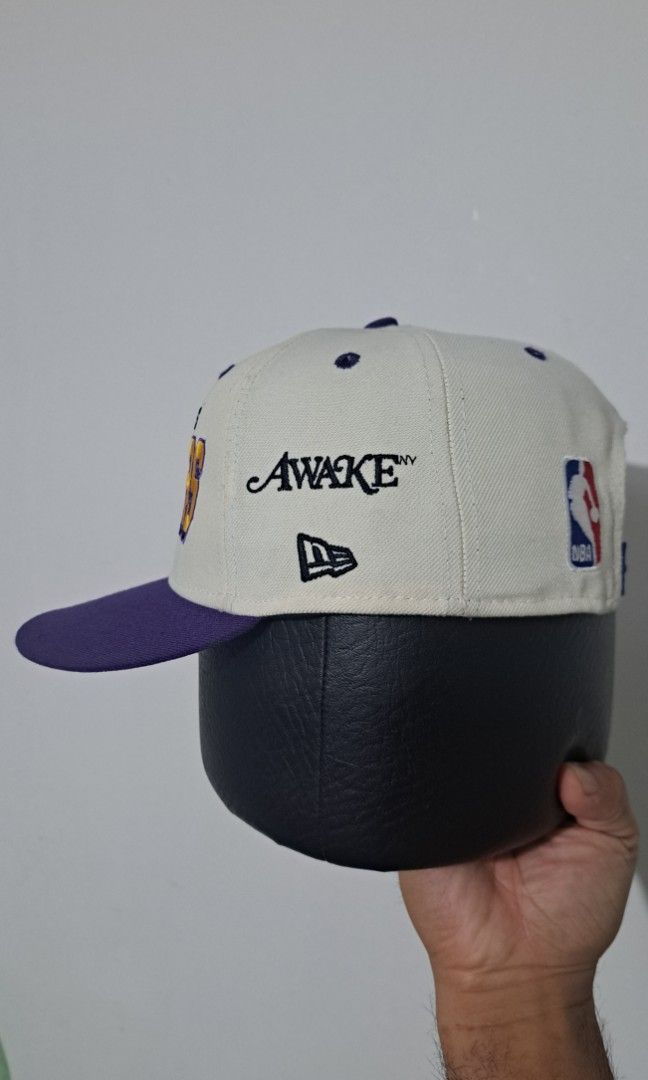 Awake x new era LAKERS (Category: Caps & Hats) located in Baguio. Submitted by thriftfit17 (Listing ID 1460476713, Image 3). Description: new era x awake lakers snapback very good condition php 4850 plus sf loc baguio dm if interested 🤙.