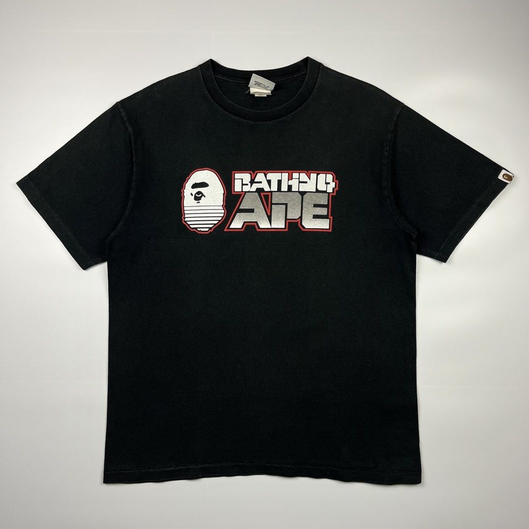 Bape ‘A Bathing Ape’ Tee (Category: Tshirts & Polo Shirts ) located in Puerto Princesa. Submitted by paradise5300 (Listing ID 1460442179, Image 1). Description: Bape ‘A Bathing Ape’ Tee Tagged Size: Large Dimensions Inches length: 27.5 Inches width: 20.5 Condition: Very good Color rate: 9 Flaws: Minimal signs of usage 1,999 shipping fee is not yet included. .