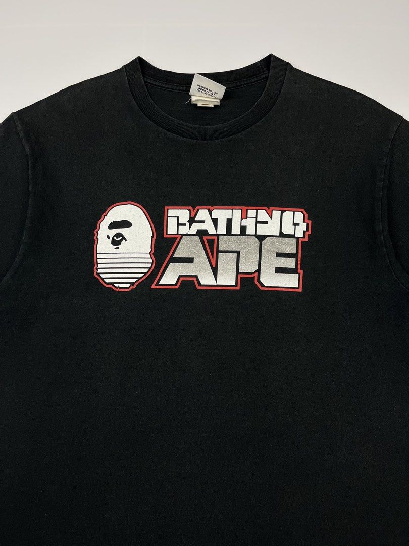 Bape ‘A Bathing Ape’ Tee (Category: Tshirts & Polo Shirts ) located in Puerto Princesa. Submitted by paradise5300 (Listing ID 1460442179, Image 3). Description: Bape ‘A Bathing Ape’ Tee Tagged Size: Large Dimensions Inches length: 27.5 Inches width: 20.5 Condition: Very good Color rate: 9 Flaws: Minimal signs of usage 1,999 shipping fee is not yet included. .