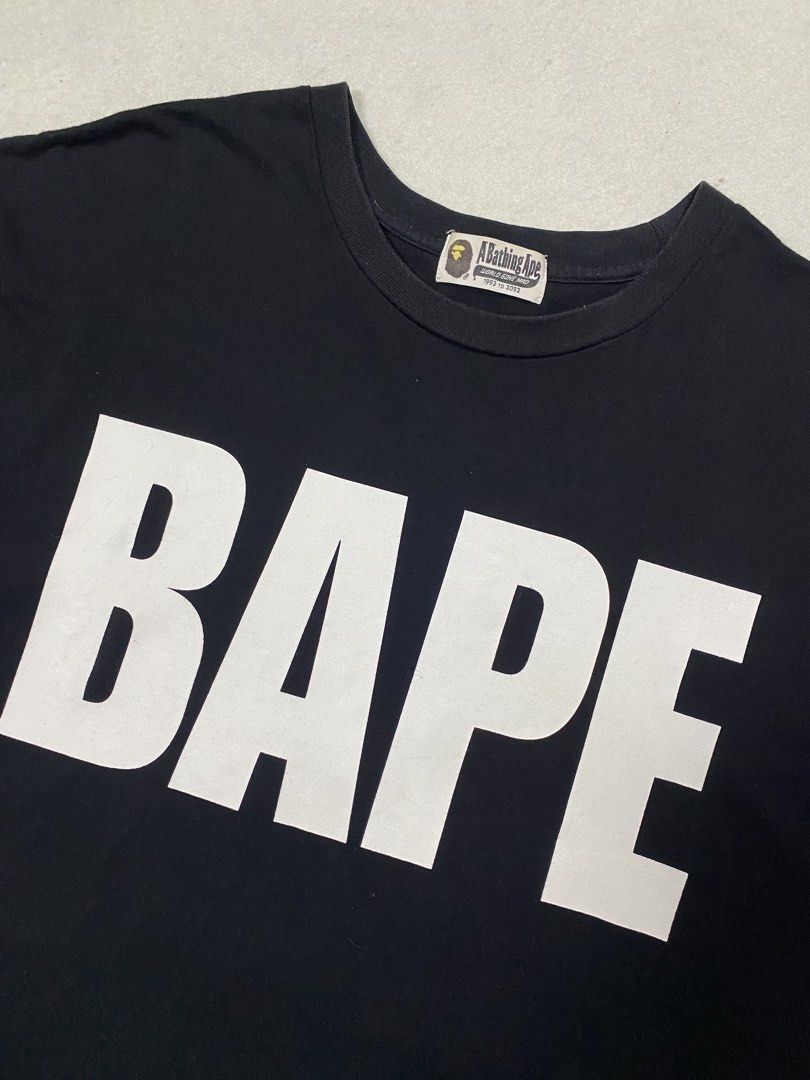 Bape WGM shirt (Category: Formal Shirts) located in Dasmarinas. Submitted by ridgeridethrift (Listing ID 1460449066, Image 2). Description: Bape world gone Mad 😡 Dimes: W - 23.5 , L - 28 Minor hairline Dm to purchase 📥.
