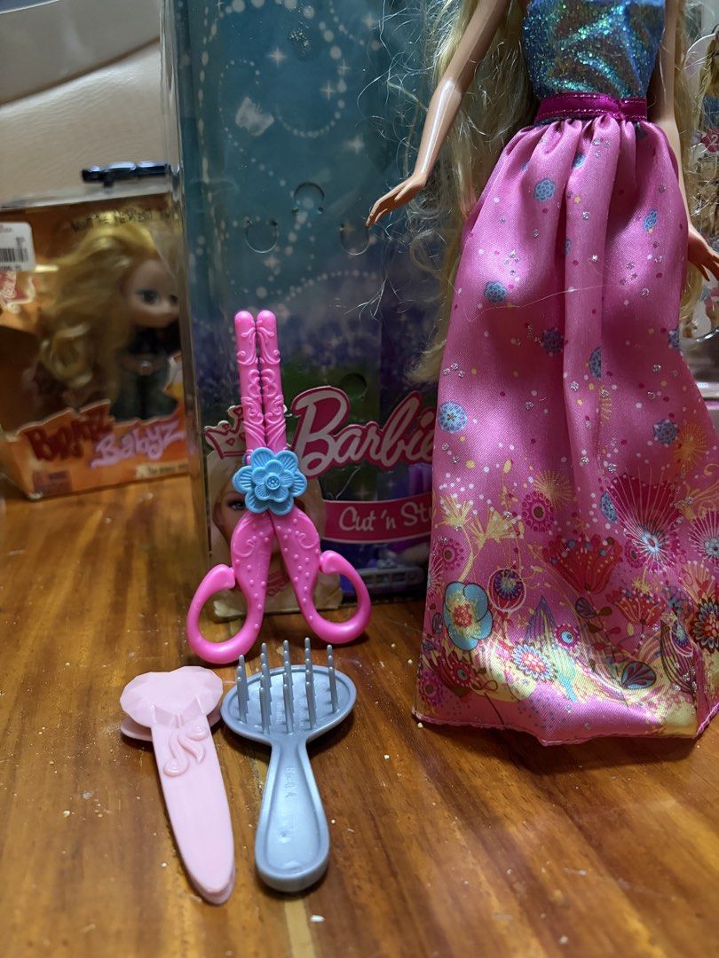 Barbie Cut and Style Doll (Category: Kids Toys) located in Manila. Submitted by oogbe (Listing ID 1460373578, Image 2). Description: Barbie Cut and Style Doll - with box - with accessories.