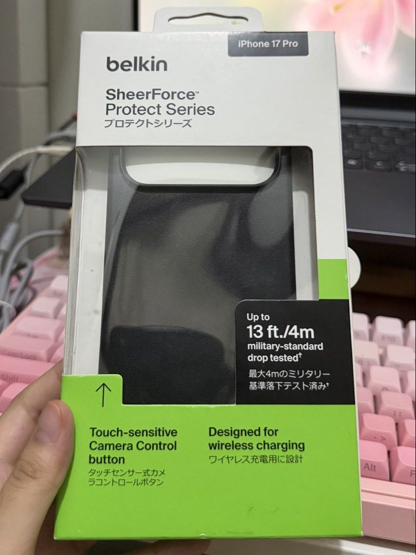 belkin iphone 17 pro case (Category: Cases & Sleeves) located in Manila. Submitted by xinnamolls (Listing ID 1460454317, Image 1). Description: for sale belkin iphone 17 pro case rfs: barely used.