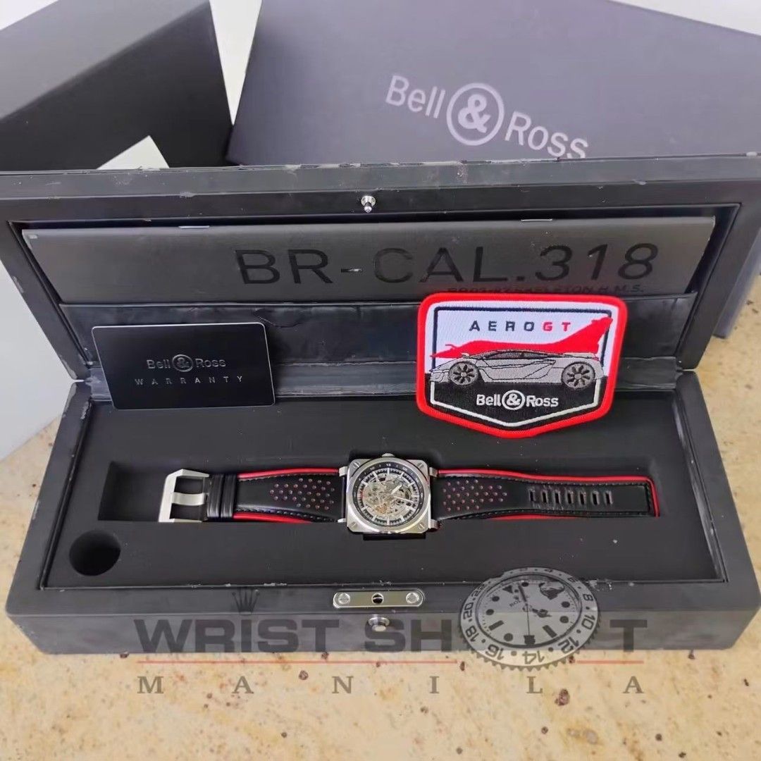 Bell & Rosss AERO GT SKELETONIZED (Category: Luxury Watches) located in Quezon City. Submitted by wristshotmanila (Listing ID 1460479346, Image 2). Description: Bell & Rosss AERO GT SKELETONIZED Limited 245,000 pesos Reference: BR0392-Aero-Gt Limited 500 pieces ( numbered) Year: 2016 Case 42mm Movement: automatic Rating: 9/10 Dial: skeleton Foreign AD Complete set #wristshotmanila #BellRoss #Bellrosswatches #swissmade #LimitedEdition.