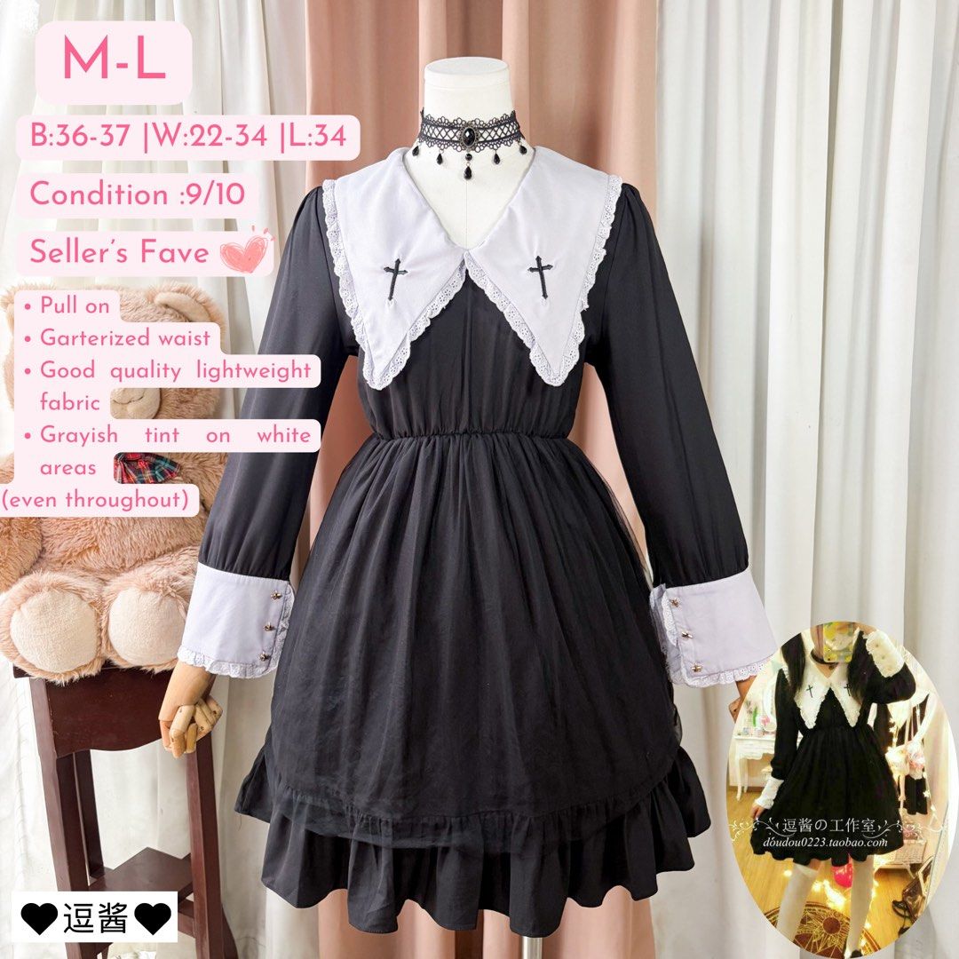 Black Lolita Dress (Category: Dresses) located in General Trias. Submitted by Ashantyscollezion (Listing ID 1460430839, Image 1). Description: ✏️ 𝘒𝘪𝘯𝘥𝘭𝘺 𝘕𝘰𝘵𝘦: - 𝘗𝘭𝘦𝘢𝘴𝘦 𝘤𝘩𝘦𝘤𝘬 𝘢𝘭𝘭 𝘥𝘦𝘵𝘢𝘪𝘭𝘴 𝘪𝘯 𝘵𝘩𝘦 𝘤𝘢𝘱𝘵𝘪𝘰𝘯𝘴. - 𝘋𝘪𝘮𝘦𝘯𝘴𝘪𝘰𝘯𝘴 𝘢𝘭𝘳𝘦𝘢𝘥𝘺 𝘰𝘯 𝘵𝘩𝘦 𝘱𝘩𝘰𝘵𝘰. -𝘱𝘦𝘵𝘵𝘪𝘤𝘰𝘢𝘵, 𝘳𝘪𝘣𝘣𝘰𝘯 𝘢𝘯𝘥 𝘰𝘵𝘩𝘦𝘳 𝘴𝘵𝘺𝘭𝘪𝘯𝘨 𝘪𝘵𝘦𝘮𝘴 𝘢𝘳𝘦 𝘯𝘰𝘵 𝘪𝘯𝘤𝘭𝘶𝘥𝘦𝘥. 𝘍𝘰𝘳 𝘧𝘭𝘢𝘸𝘴 𝘢𝘯𝘥 𝘰𝘵𝘩