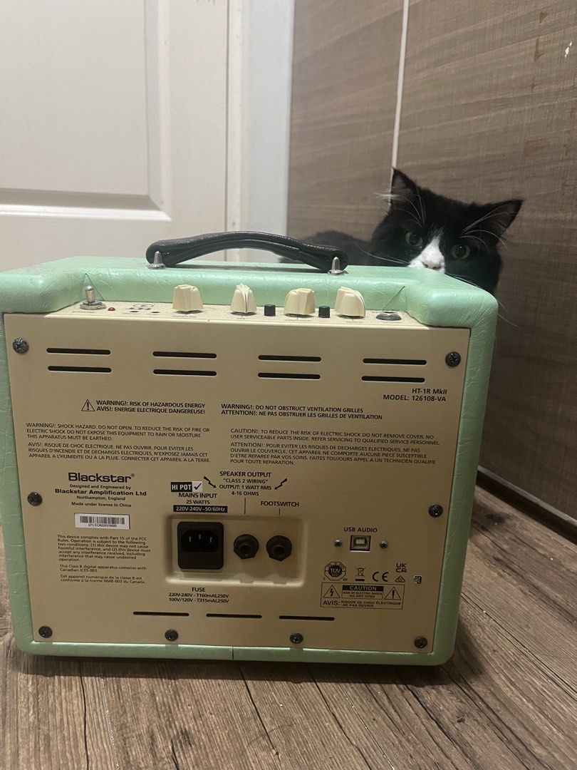 Blackstar HT-1R MK II (Category: Musical Instruments) located in Taguig. Submitted by ddracorufino (Listing ID 1460441628, Image 3). Description: - PRICE IS FINAL - Tube Amplifier - Used but not abused - Bought for 20k 3 years ago - Good for room practice - Good for recording - 1 Watt Tube - Comes with power cable - Built-in reverb - Comes with free Distortion pedal - Payment method: gcash - Mode of delivery: Lalamove - RFS: Need funds for medica