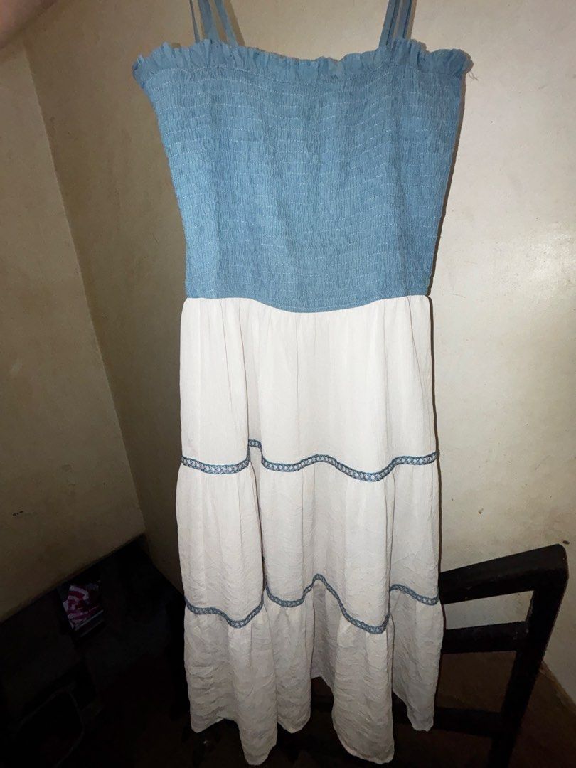 blue summer dress (Category: Dresses) located in Manila. Submitted by jojimiller_10 (Listing ID 1460339582, Image 1). Description: .