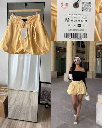 BN zara bubble skirt (Category: Skirts) located in Bulacan. Submitted by betterbuysmanila (Listing ID 1460486679, Image 2). Description: Large on tag.