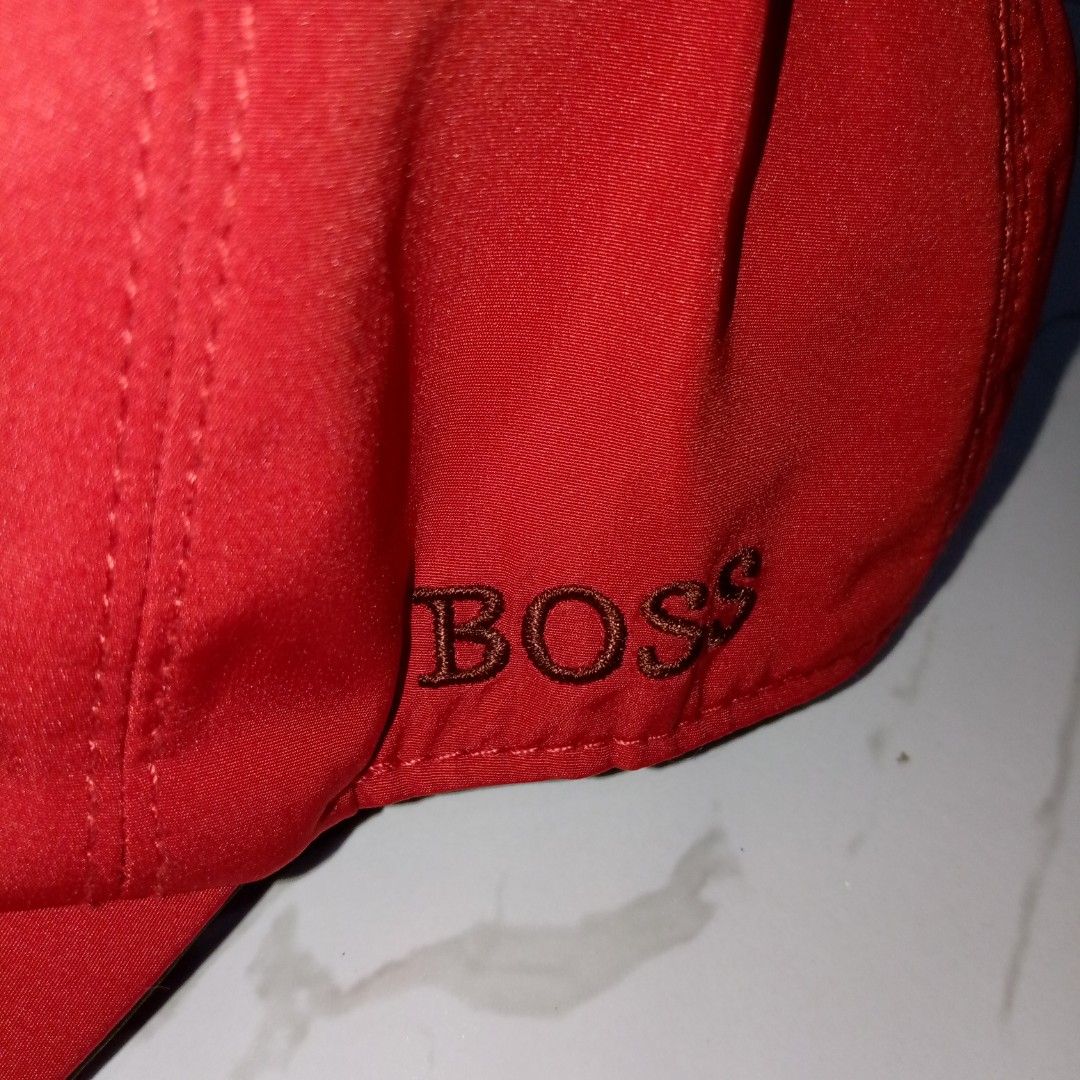 BOSS Red Baseball Cap (Category: Caps & Hats) located in Manila. Submitted by pablopresk0. (Listing ID 1460492007, Image 2). Description: - Red BOSS cap - Embroidered BOSS logo on the side CAP FOR SALE🧢 EXCELLENT CONDITION ✅ MANILA LOCATION 📍 JNT/LBC/LALAMOVE 📦 PM IF INTERESTED 📩.