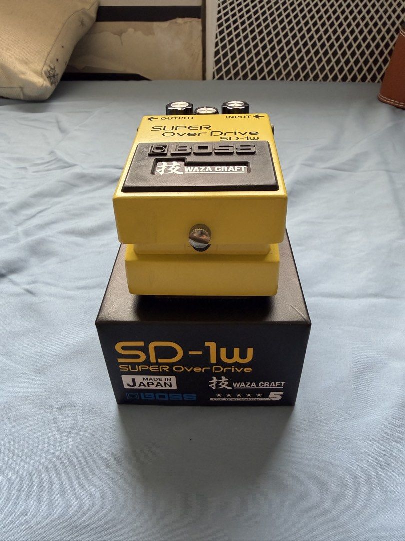 BOSS WAZA SD-1 (Category: Music Accessories) located in Quezon City. Submitted by rcmercury (Listing ID 1460468622, Image 2). Description: selling my boss waza sd-1 used for gigs and recordings no issues rfs: upgraded and need funds .