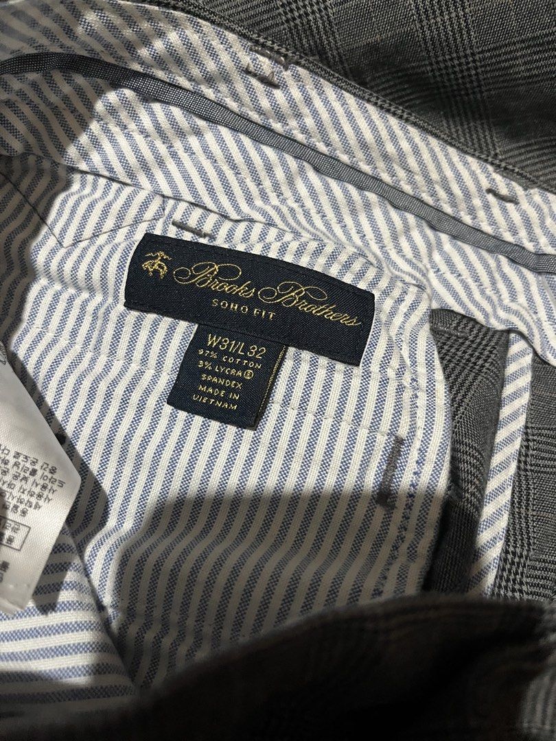 🏷️brooks brothers trouser (Category: Luxury Apparel) located in Manila. Submitted by angelamaec (Listing ID 1460464812, Image 3). Description: Excellent condition 16x38 Leg opening 7 Add ship.