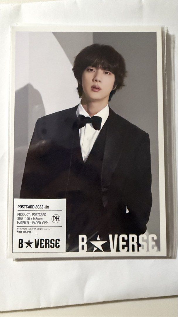 BTS B*verse 2022 postcards (Category: K-Wave Merchandise) located in Quezon City. Submitted by idababes (Listing ID 1460396238, Image 3). Description: 100 each. Take all for 600. .