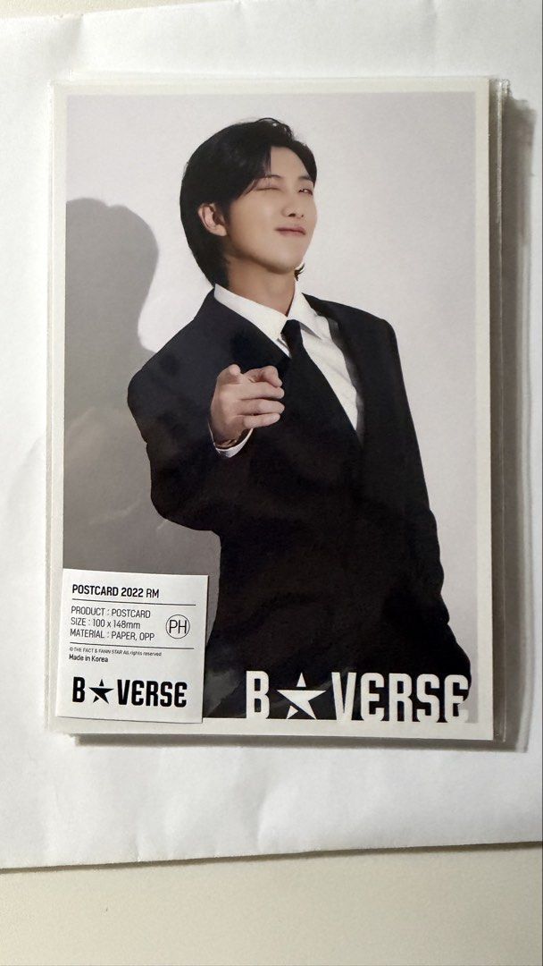 BTS B*verse 2022 postcards (Category: K-Wave Merchandise) located in Quezon City. Submitted by idababes (Listing ID 1460396238, Image 2). Description: 100 each. Take all for 600. .