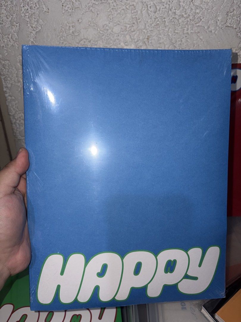 BTS JIN HAPPY SEALED ALBUMS (Category: K-Wave Merchandise) located in Las Pinas. Submitted by seoulspacestudio (Listing ID 1460430074, Image 3). Description: SEALED BRAND NEW PHP 550 each PHP 1500 SET *2 sets available* Purchase 2 sets and get Happy Pop Up paper bag for free.