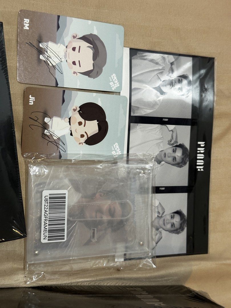 BTS Proof Set Album w/ Complete POB (Category: CDs & DVDs) located in Las Pinas. Submitted by stephcinco (Listing ID 1460440189, Image 2). Description: Decluttering some of my BTS albums that I never opened - Sealed - Complete POB benefits .