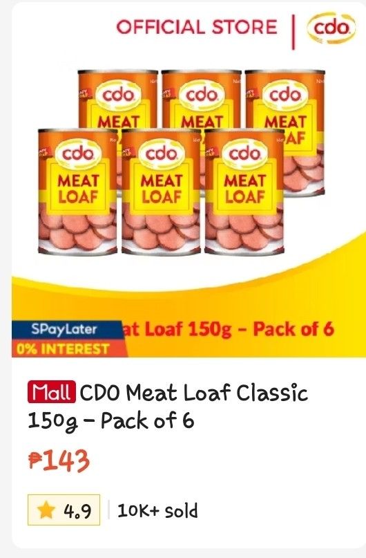 BUNDLE SALE - CDO Products (Category: Packaged & Instant Food) located in Caloocan City. Submitted by mysticocean-122d (Listing ID 1460395992, Image 1). Description: Great for quick meals and snacks. Stock up your pantry with this classic favorite..
