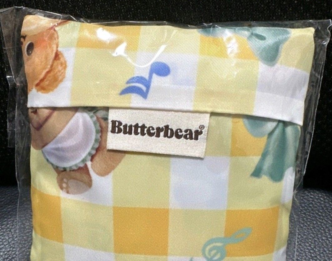 Butterbear foldable shopping bag (Category: Tote Bags) located in Pasay City. Submitted by biancabee25 (Listing ID 1460447596, Image 1). Description: Butterbear foldable shopping bag personally bought from Butterbear cafe Siam Paragon, Bangkok Brand new.