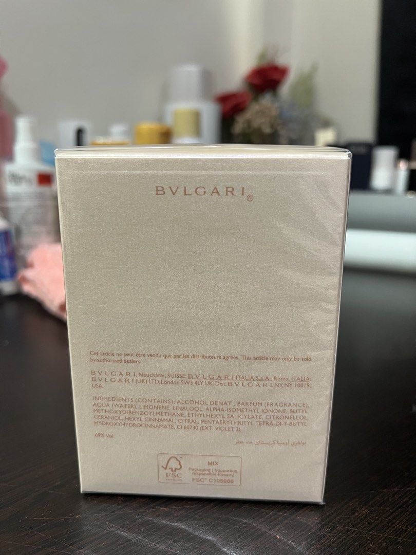 Bvlgari Omnia Crystalline Eau de Parfum 100ml (Category: Fragrance & Deodorants) located in San Juan City. Submitted by leav.sells (Listing ID 1460492532, Image 3). Description: - Bvlgari Omnia Crystalline Eau de Parfum - 100ml bottle - brand new & sealed - Expiry Date: 03-2029 - Ideal for everyday wear - Authentic 💯 - Retails for 12.5k to 14k RFS: too many perfumes! .