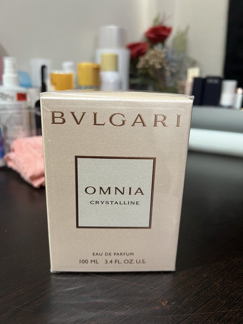 Bvlgari Omnia Crystalline Eau de Parfum 100ml (Category: Fragrance & Deodorants) located in San Juan City. Submitted by leav.sells (Listing ID 1460492532, Image 1). Description: - Bvlgari Omnia Crystalline Eau de Parfum - 100ml bottle - brand new & sealed - Expiry Date: 03-2029 - Ideal for everyday wear - Authentic 💯 - Retails for 12.5k to 14k RFS: too many perfumes! .