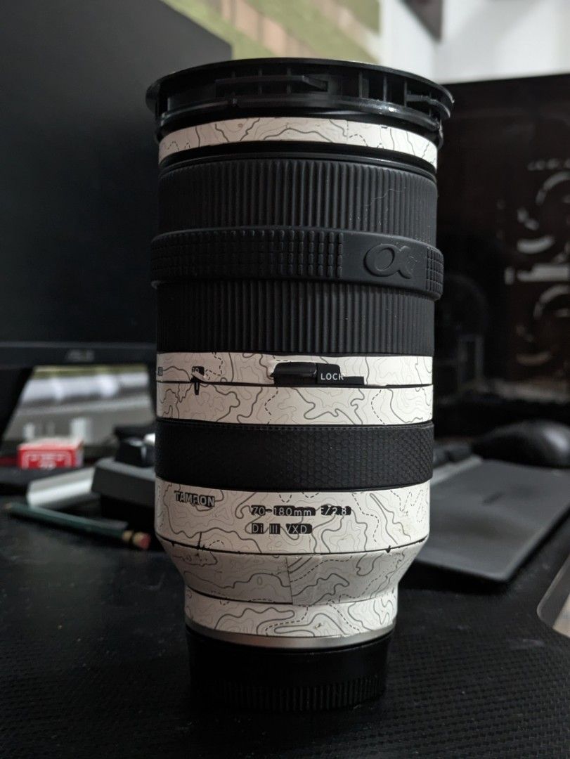 Camera Lens (Category: Cameras) located in Las Pinas. Submitted by aprtolosa43758 (Listing ID 1460368484, Image 2). Description: For Sale Tamron 70-180mm 2.8 G1 for Sony FE mount Issues - Nabagsak once. May. History ng repair - Dusts and small spots of Fungus sa Front element - Signs of Usage Good Padin AF and Sharpness Working padin macro Pinaka cleaning sabay ng repair Naka Gear Guard Sticker As Is Yung item. No Hood and No Box Nego pwede tumaw