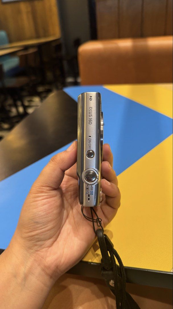 Canon IXUS 160 Digital Camera (Category: Cameras) located in Naga. Submitted by maartsy.co (Listing ID 1460500012, Image 3). Description: - Canon IXUS 160 digital camera - 8x optical zoom - Comes with a strap - Features cute pink and clear gem decorations on the front - Ideal for quick and easy snapshots ✨20 megapixels ✨ 8x optical zoom ✨720 HD video recording ✨32x max zoom ✨AUTO (100-1600) ✨ all working: flash, mic, buttons, etc. Inclusion: ✅Ori
