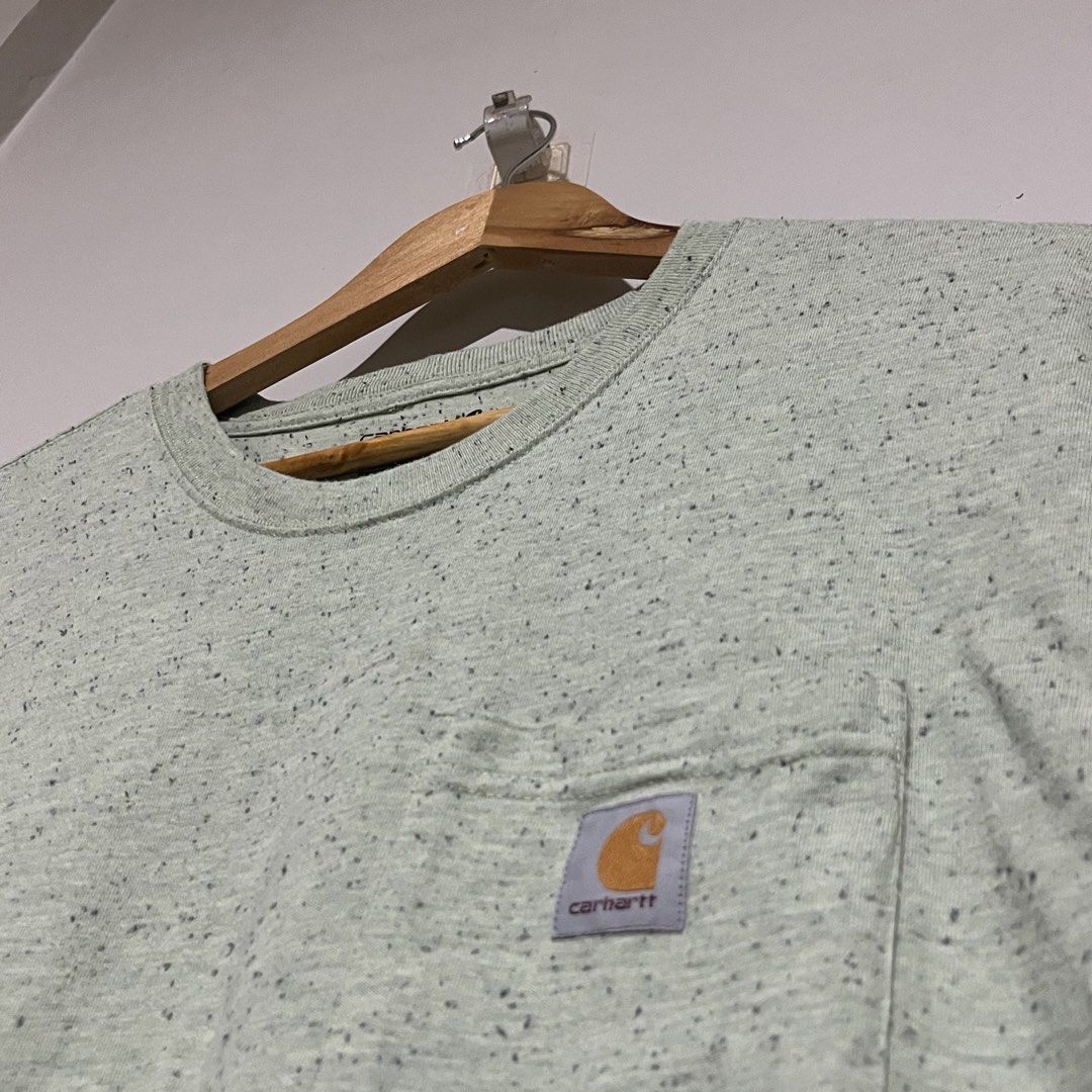 Carhartt Pocket Tee (Category: Formal Shirts) located in Cebu City. Submitted by thriftbrent1 (Listing ID 1460470917, Image 2). Description: Excellent To As New Condition Issue : None ❌❌❌ Size : Medium on tag but Fit Large to XL Dimes : (22x29) Location : Argao Cebu .