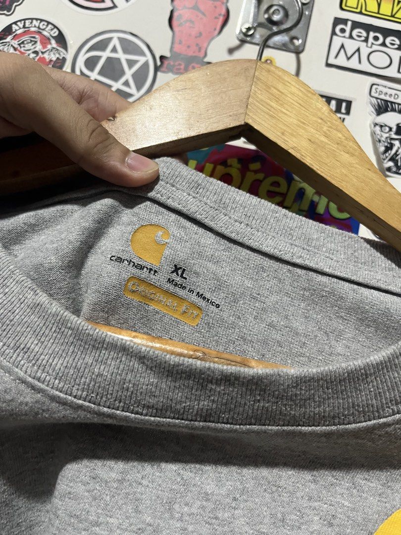 Carhartt Sweater (Category: Hoodies) located in Talisay. Submitted by arabell21 (Listing ID 1460492326, Image 3). Description: Carhartt Sweater XL on tag Best fit 2XL Dimes W26 L32 Color rate 10/10 No issue As new condition .
