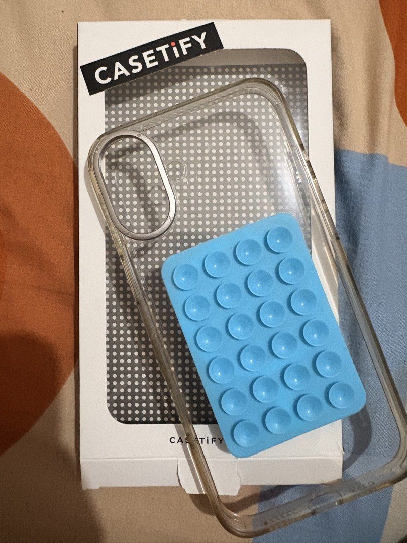CASETiFY Clear Phone Case with Magnetic Snap for iphone 16 (Category: Cases & Sleeves) located in Quezon City. Submitted by freyahriel (Listing ID 1460388713, Image 1). Description: - Transparent CASETiFY phone case to showcase your phone's design for iphone 16plus - Features a magnetic snap for easy accessory attachment. Meetups: Gateway Cubao, Marikina Bayan, Ayala Feliz, Ayala Marikina Heights, SM Marikina SF shouldered by the buyer .