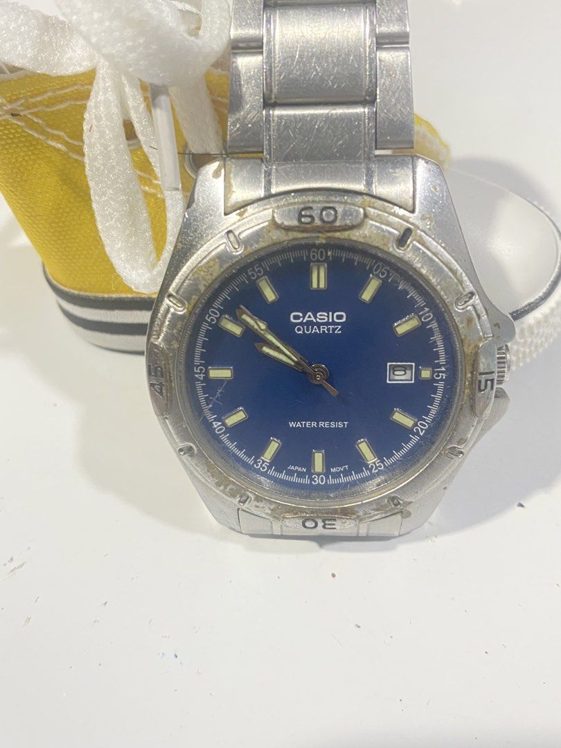 Casio Mtp 1244 (Category: Men's Watches) located in Imus. Submitted by verjel-31076 (Listing ID 1460461047, Image 1). Description: working blue dial 40 mm .