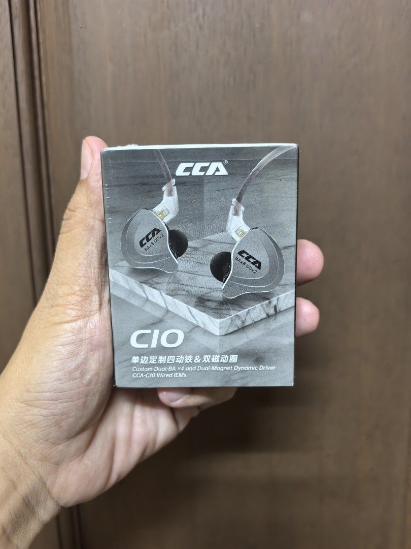 CCA C10 wired earphones (Category: Earphones) located in Quezon City. Submitted by unboxingtito (Listing ID 1460433909, Image 1). Description: CCA C10 wired earphones -brand new and sealed. -includes 3.5mm cable.