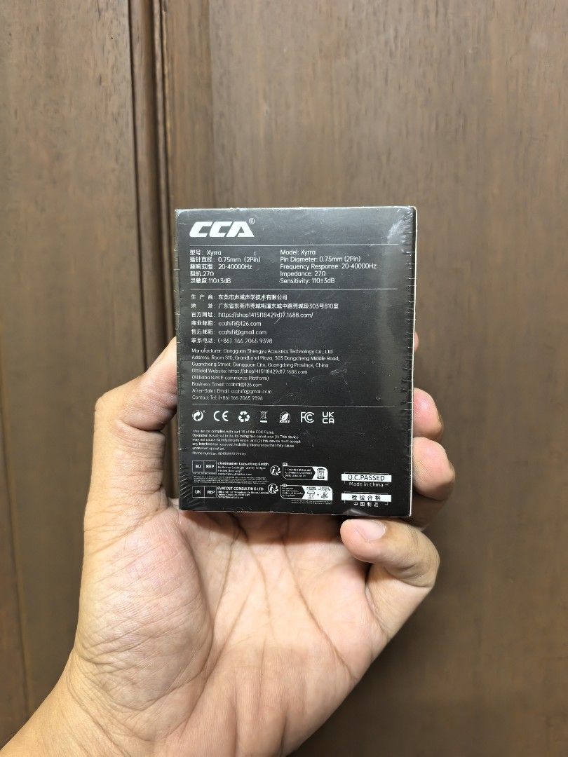 CCA XYRRA wired earphones (Category: Earphones) located in Quezon City. Submitted by unboxingtito (Listing ID 1460421653, Image 3). Description: CCA XYRRA wired earphones -brand new and sealed. -includes 3.5mm cable.