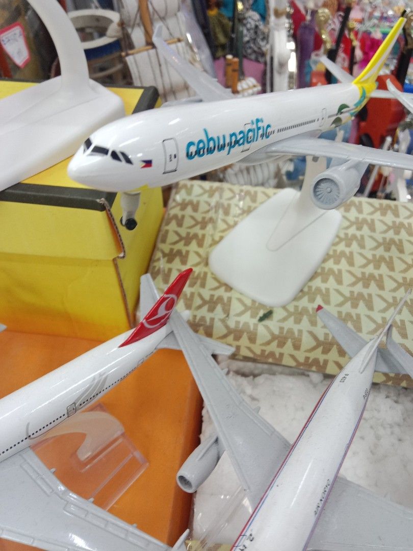 Cebu Pacific Airplane Model with Stand (Category: Vehicle & Diecast Models) located in Manila. Submitted by iliasjen3082126 (Listing ID 1460411747, Image 2). Description: - Detailed Cebu Pacific airplane model - Includes a display stand - Realistic design - Ideal for collectors and aviation enthusiasts - Perfect for shelf or desk display.