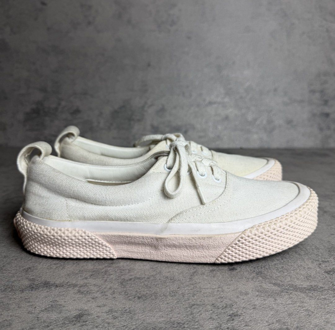 CELINE - CANVAS SNEAKERS (Category: Sneakers) located in Makati City. Submitted by daboy_ (Listing ID 1460380128, Image 2). Description: Size: 38 IT In excellent condition No inclusions / Pair only Made in: Spain Material: Canvas.
