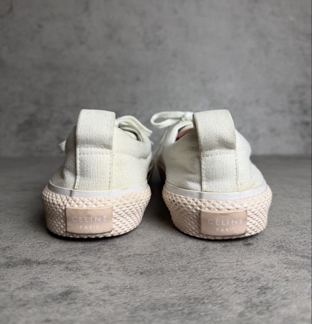 CELINE - CANVAS SNEAKERS (Category: Sneakers) located in Makati City. Submitted by daboy_ (Listing ID 1460380128, Image 3). Description: Size: 38 IT In excellent condition No inclusions / Pair only Made in: Spain Material: Canvas.
