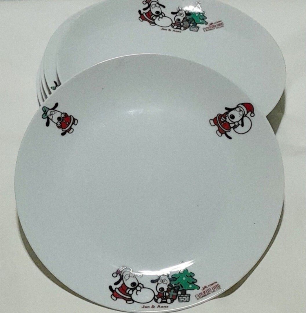 Ceramics Salad Plates Set (Category: Dinnerware & Cutlery) located in Las Pinas. Submitted by 84vintage (Listing ID 1460355300, Image 1). Description: Selling the whole set of 6 ceramics salad plates. Ideal to use during the Christmas season. Actual photos posted. Please examine them carefully as they are part of the description. --📌 MUST READ Before Dealing with us 📌-- ⚠️Price is posted. No lowballs please. ⚠️Vintage items are only sold As Is 