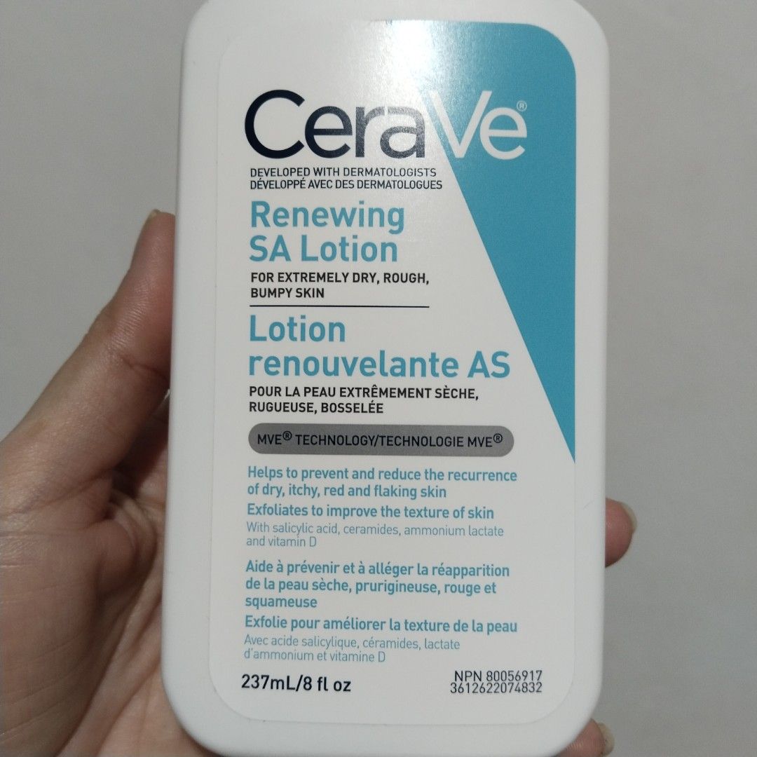 Cerave Renewing SA Lotion 237 ml Pump (Category: Body Care) located in San Jose. Submitted by salt02 (Listing ID 1460401745, Image 1). Description: brand new from Canada.