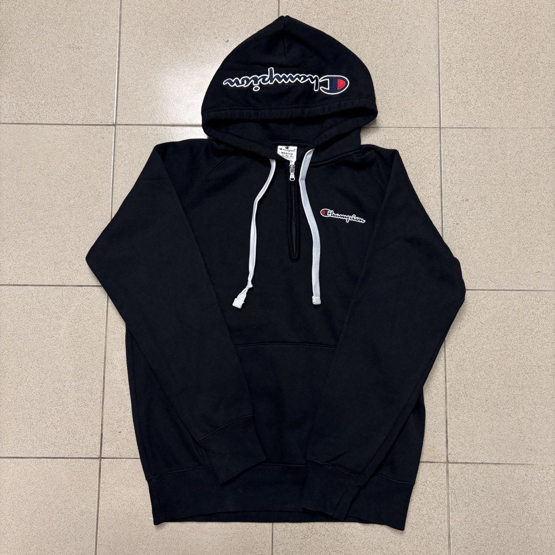 Champion Script Pullover Hoodie in Black (Category: Hoodies) located in Las Pinas. Submitted by collabcart (Listing ID 1460499049, Image 1). Description: 🛒Champion Script Pullover Hoodie in Black🛒 🇺🇸 Imported from US ✅ Brandnew ✅ Original/Authentic/legit 📐Sizes Available Medium .