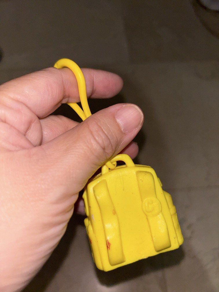 Charm u yellow bag keychain coin purse (Category: Purses & Pouches) located in Manila. Submitted by vintageaccessories (Listing ID 1460445219, Image 3). Description: .
