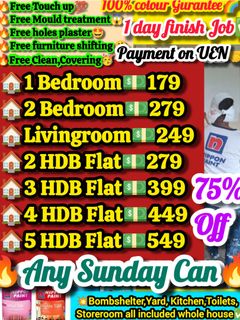 Painting, Plastering,Epoxy,Grouting,Polish,Door And Door Frame Paint,Kitchen And Toilet Ceiling,Antimould Treatment, Wallpaper Installation, Wallpaper Remove,All Services In Affordable Price Collection item 1