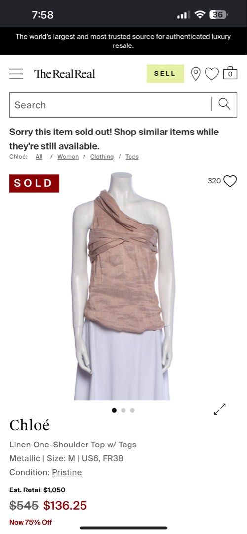 Chloe One Shoulder Ruched Striped Top (Category: Blouses) located in Pasig City. Submitted by prelovedbyfashionista (Listing ID 1460450100, Image 3). Description: - Trendy brown and white striped pattern - Stylish one-shoulder design - Flattering ruched detailing - Lightweight fabric for comfort - Estimated size: Small - Versatile for casual outings or evening events - SRP: 60k++.
