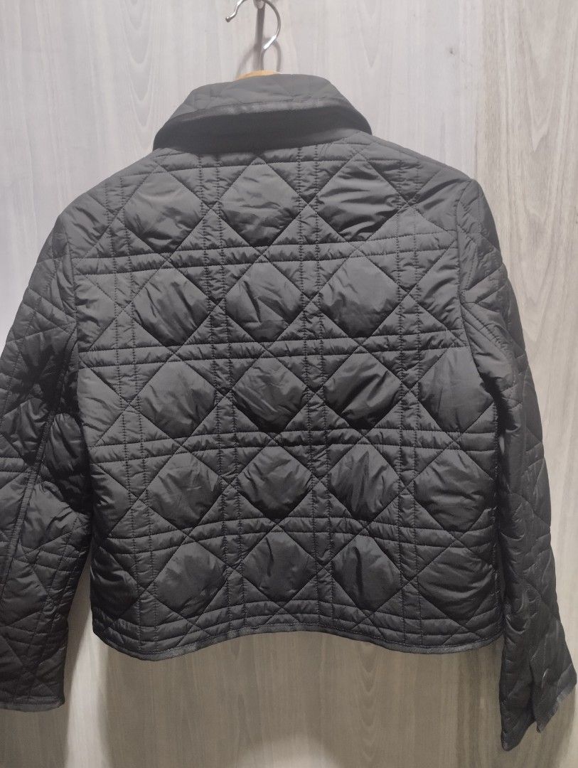 Christian Dior jacket (Category: Luxury Apparel) located in Bacoor. Submitted by nigel_008 (Listing ID 1460454880, Image 2). Description: Christian Dior Macrocannage jacket featuring a classic geometric quilted pattern, front button closure, collar, and front patch pockets..