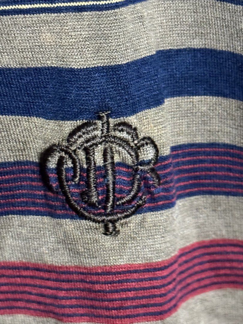 christian dior striped polo shirt, authentic! (Category: Tshirts & Polo Shirts ) located in Quezon City. Submitted by yonasthingz (Listing ID 1460387557, Image 2). Description: christian dior striped polo shirt, authentic! - P1000 - size xl - worn only a few times - rfs: not in use anymore loc: qc, new manila mop: gcash, bank transfer mod: jnt or sdd (sf/df to be shouldered by buyer) dm for inquiries!.