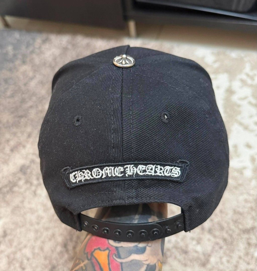 Chrome Hearts Tonal Cross Baseball Cap (Category: Luxury Accessories) located in Abucay. Submitted by r.kfinds (Listing ID 1460310673, Image 2). Description: Chrome Hearts Tonal Cross Baseball Cap ‼️ Excellent Condition 9.5/10 Color Rate Authentic Rank A No issue Dm to purchase 📥 Loc. Bulacan.