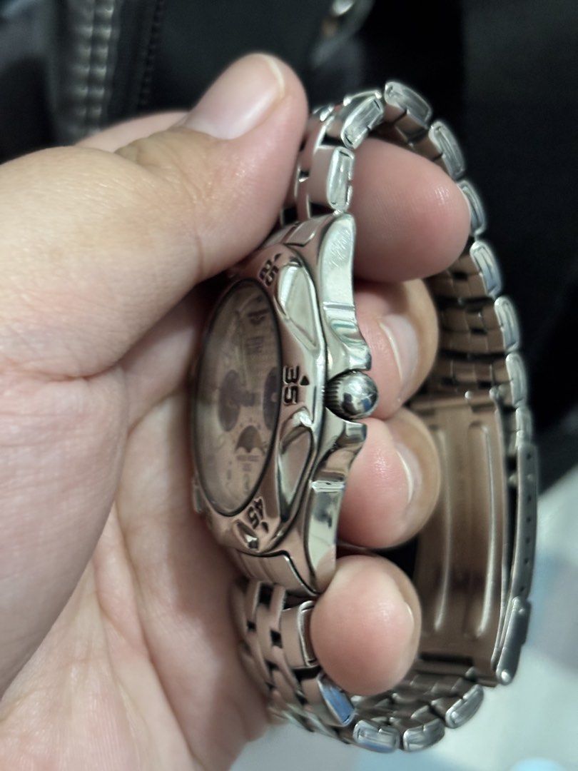 Citizen Moonphase Watch (Category: Men's Watches) located in Cainta. Submitted by timelesswatchbycla3.0 (Listing ID 1460472464, Image 3). Description: 39mm Sign of use Up to 7 inch wrist size Working chrono Discoloration around lume Water resist up to 10 bar As is.