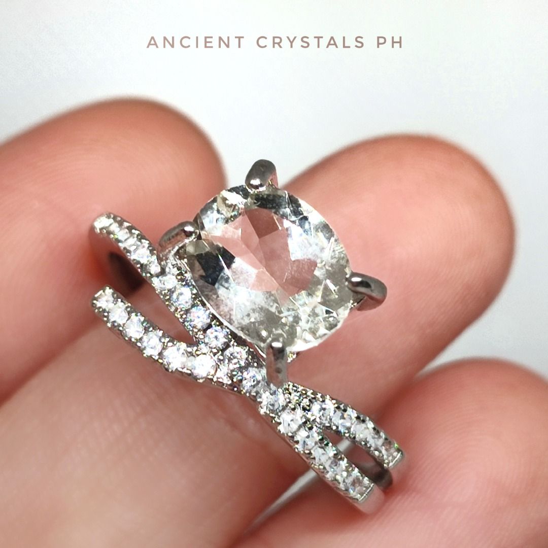 Clear Quartz Ring ~ “Saoirse” 🤍✨ (Category: Rings) located in Makati City. Submitted by ancientph (Listing ID 1460498971, Image 3). Description: Clear Quartz Ring ~ “Saoirse” 🤍✨ From the Power Within Collection Good for: -Amplifies energy -Clears mind -Enhances focus -Promotes healing °•°•°•°•°• Type: Adjustable ring from size 4-8 Material: S925 mark Price: 380 Mode of Payment: Gcash, Maribank, Unionbank, BPI Courier: Move It, Gogo Express, Lal