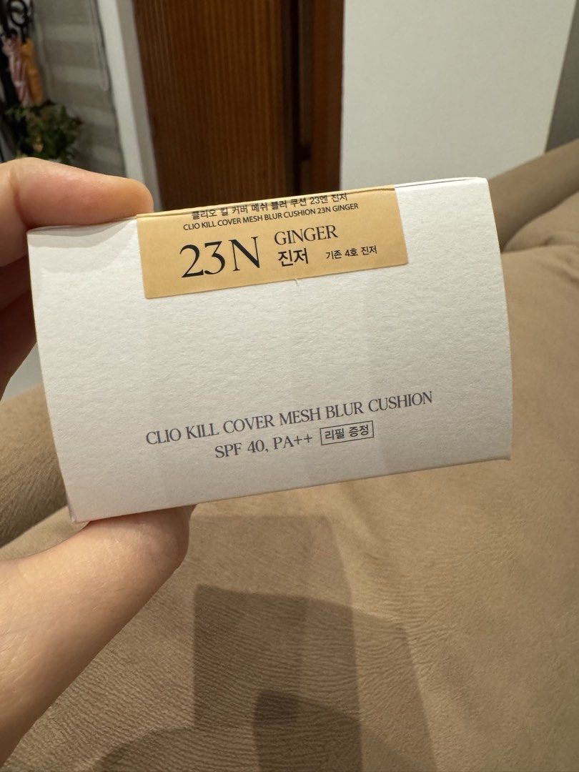 Clio Kill Cover Mesh Blur Cushion WITH REFILL - 23N Ginger (Category: Makeup) located in Quezon City. Submitted by sunny.finds (Listing ID 1460463528, Image 3). Description: super high quality korean makeup (clio) 100% authentic Clio Kill Cover Mesh Blur Cushion With Refill 23N Ginger Sampled only once .
