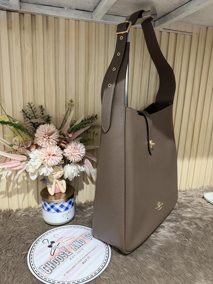 COACH HADLEY LARGE SHOULDER BAG - DARKSTONE (Category: Shoulder Bags) located in Cabanatuan. Submitted by chooseandgo (Listing ID 1460305823, Image 2). Description: AVAILABLE, FRESH FROM THE ✈️ 🌸 CO@CH HADLEY LARGE SHOULDER BAG - DARKSTONE 🌸 See photos for inclusions (Tag, carecard and poly plastic) -------------------------------------------------- • PINAS ONAHD NA PO(Shipping via LBC) • 💯Guaranteed Original/Authentic, Money back guaranteed i