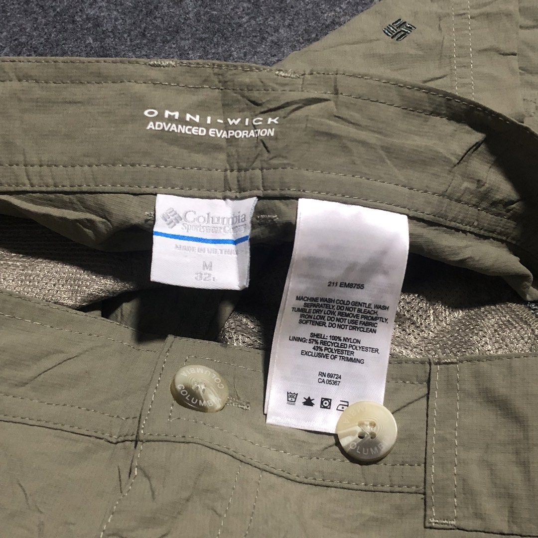 Columbia Omni-Wick Cargo Pants Size M (Category: Activewear) located in Cebu City. Submitted by andrewvivar29 (Listing ID 1460416820, Image 3). Description: Columbia cargo pants in size M. Features Omni-Wick technology for advanced evaporation. Made in Vietnam. These are lightweight and practical for outdoor activities. Multiple pockets for storage. Elastic waistband for comfort..